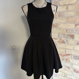 Lulu's Classic Black Mini Dress